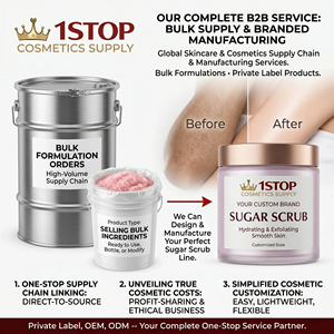<span class=keywords><strong>Exfoliante</strong></span> Facial Mayorista <span class=keywords><strong>de</strong></span> Karité <span class=keywords><strong>y</strong></span> Azúcar, Fórmula Lista para Fabricar con Leche <span class=keywords><strong>y</strong></span> <span class=keywords><strong>Miel</strong></span> Kojic - Product Image 2