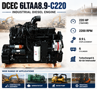 محرك ديزل CUM 6LTAA8.9-C220 C240 C260 C300 C325 C360 بقوة 180-360 حصان، 8.9 لتر، 6 أسطوانات للبناء والتعدين والحفارات ومضخات المياه