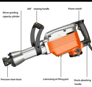 <span class=keywords><strong>Marteau</strong></span> <span class=keywords><strong>piqueur</strong></span> électrique industriel <span class=keywords><strong>1700W</strong></span> avec machine de démolition HEX 30mm - Product Image 6