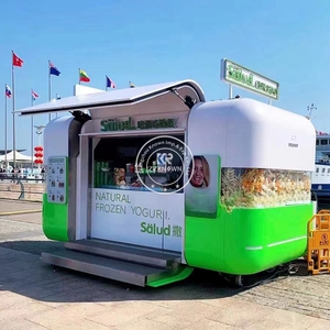 Camion de restauration BBQ personnalisé 2025, chariot à hot-dogs, remorque alimentaire mobile, remorque de concession pour pizza, hamburgers, glaces, café - Product Image 2