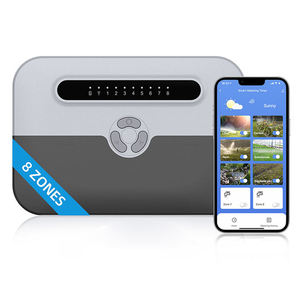 Temporizador de <span class=keywords><strong>riego</strong></span> <span class=keywords><strong>inteligente</strong></span> para exteriores, dispositivo de <span class=keywords><strong>riego</strong></span> de 8 zonas de gama alta con WIFI, con terminales de conexión rápida - Product Image 2