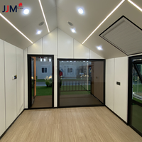 Villa préfabriquée de luxe JJM, maison portable pliable et extensible, mini-maison stable, conteneur habitable préfabriqué