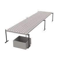 Système hydroponique NFT Agriculture plantation Tube en PVC Système NFT à effet de serre personnalisé