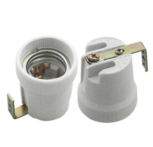 Types de E27 519 <span class=keywords><strong>porcelaine</strong></span> blanc vis douille porte-lampe - Product Image 1