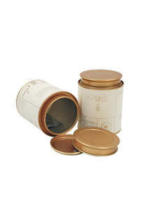 Emballage en papier pour noix, thé, café en poudre, boîte en papier personnalisée, impression dorée, tubes en papier d'emballage - Product Image 2