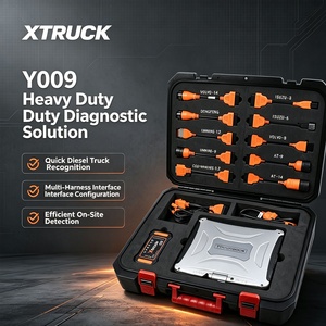 Portátil CF19 Táctil Preinstalado con Herramienta de Diagnóstico Xtruck Y009, Herramienta de Escaneo Multimarca para Camiones Diésel y Excavadoras, Juego Completo de Cables - Product Image 1
