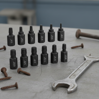 Kit d'outils pour retirer les vis cassées, extracteur de vis, écrous et boulons endommagés, kit de démontage de boulons cassés