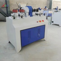 Machine de traitement des barres rondes en bois, machine à fabriquer des bâtons ronds en bois capable de traiter à la fois des matériaux carrés et ronds