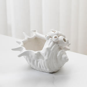 陶瓷饰品工艺品花捏收纳盒收纳罐装饰北欧干井热卖摆件 - Product Image 5