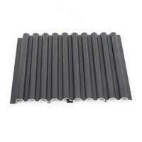 Lames de façade en aluminium imitation bois pour villas, panneaux muraux extérieurs, fabrication de plaques murales en aluminium de grande qualité