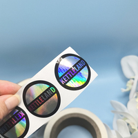 Etiqueta Holográfica Personalizada con Logotipo, Etiqueta de Vinilo Promocional, Hoja Personalizada, Etiqueta Personalizada para Ropa, Etiqueta Personalizada para Embalaje