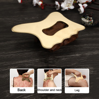 Planche Gua Sha en laiton pur jaune, marque privée, outil de massage IASTM, fait main, naturel, pour relaxation corporelle complète, dos et jambes