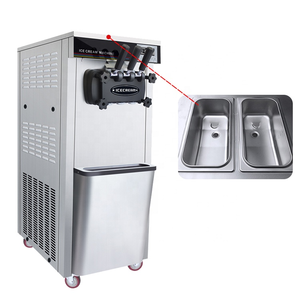 Machine à glace molle commerciale en acier inoxydable de haute qualité, distributeur de glace, machine à crème glacée molle à vendre - Product Image 3