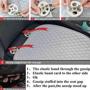 Funda Protectora Universal para Asientos Traseros de Coche, Transpirable, de PU, con Bambú y Carbón, Cojín, Alfombrilla Protectora para Asientos de Coche - Product Image 4