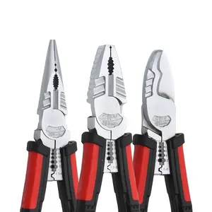 WAIT seven-in-one multifunctional wire stripper wire pliers needle nose pliers cable pliers 60crv crimping and stripping