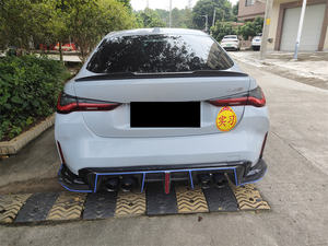 <span class=keywords><strong>M</strong></span>-style ekor Spoiler serat karbon untuk BMW 4 Series, Kit bodi Sedan 4 pintu G26 G22 G23 2020 + - Product Image 5
