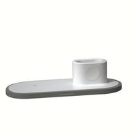Meilleure Vente Chargeur Sans Fil 3-en-1 15W pour iPhone Téléphone Portable Blanc OEM TYPE-C Support de Charge Pliable 15W