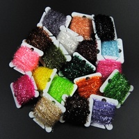Großhandel Fliegenfischen-Materialien: Tinsel, Ice Chenille, Crystal Flash, Cactus Line für Fliegenbinden, Nymphen, Streamer und Köderherstellung