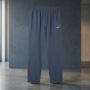 Pantalones Deportivos ERKE para Hombre, Otoño, Micro Twill, Poliéster, Cintura Elástica, Frente Plano, Gris Oscuro-11226202129-101, Estilo Deportivo, Corte Recto - Product Image 3