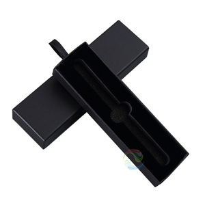 Caja de Embalaje de Cartón para Bolígrafos, Negra, de Lujo, Personalizada, con Cajón Deslizable - Product Image 5