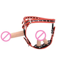 Culotte à trois têtes pour femmes, pour masturbation, usage lesbien, godemiché portable et jeu anal, jouet sexuel féminin pour femme