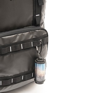 Black 600D TPU Waterproof Hiking <b>Backpack</b> & Toiletry Bag Set for Camping Travel - Product Image 4