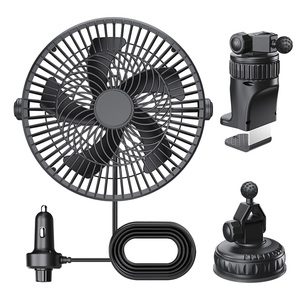 Truck <b>Car</b> Fan Large Fan for Suv Adjustable Stepless Wind Speed Ceiling Fan Suction Cup Base with <b>Clamp</b> Fan <b>Car</b> Accessories - Product Image 1