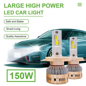 YUFING 130W 9005 HB3 Led Phare Auto Ampoules 12000LM Luminosité 4500K Jaune H4 Led Phare 6000K pour BYD Geely Changan - Product Image 3