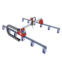 Coupeur de découpeuse de CNC de plasma et de flamme de portique de rail au sol orbital de faible coût du fabricant pour des plaques métalliques
