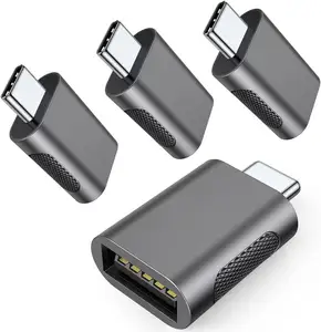 USB C Adapter-3.0 OTG Converter Adapter Thunderbolt 5.0 Gbps SuperSpeed Data Transfer Fast Charging Compatible With IPhone 15