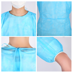 Robe chirurgicale d'isolement Non-allergène Non tissé Ppe Medic bleu rose CE Aami niveau 2 robe chirurgicale standard jetable - Product Image 2