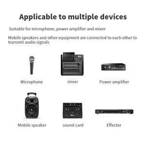 Câble audio de bonne qualité OEM ODM TS Mono 6,35 mm <span class=keywords><strong>Prise</strong></span> vers XLR <span class=keywords><strong>Jack</strong></span> Femelle Câble de microphone Adaptateur de convertisseur de guitare - Product Image 4