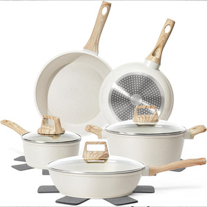 Juego de Utensilios de Cocina de 5 Piezas de Granito y Mármol Antiadherente <span class=keywords><strong>con</strong></span> Mango Desmontable para Cocina Doméstica - Product Image 5