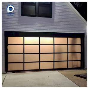 Portes <span class=keywords><strong>de</strong></span> <span class=keywords><strong>garage</strong></span> sectionnelles automatiques en aluminium à vue complète avec verre Low-E, approuvées CE, <span class=keywords><strong>de</strong></span> la marque Prima - Product Image 1