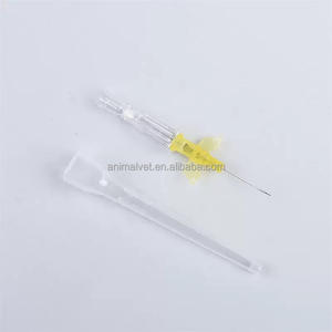 18G 16G 20G 24G 26G jarum obat hewan sekali pakai jarum arteri & vena Indwelling Iv kanula dengan sayap Set Iv G14 anjing kucing - Product Image 2