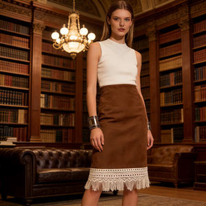 Falda Vaquera de Moda para Mujer 2026, Minifalda de Cintura Alta, Faldas Vaqueras Casuales para Mujer, Estilo Verano - Product Image 3