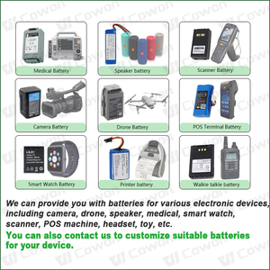 แบตเตอรี่แบบชาร์จไฟได้14500 3.7V 820mAh พร้อมขั้วต่อ2Pin <span class=keywords><strong>JST</strong></span> เปลี่ยนแบตเตอรี่สำหรับไมโครโฟนไร้สาย Sennheiser - Product Image 3