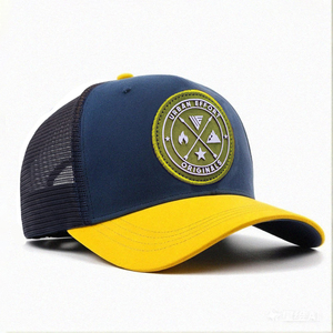 Casquette de camionneur personnalisée Sports Mesh Suade Yellow Sude Wholesale Blue Velvet Blank Velour Unisex Suede Trucker Hats Caps - Product Image 5