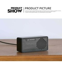 Mini-enceinte USB professionnelle pour ordinateur, alimentée par USB, en plastique, passive, 3W, deux voies, boîtier ABS, commande par bouton, CN;GUA HK5007