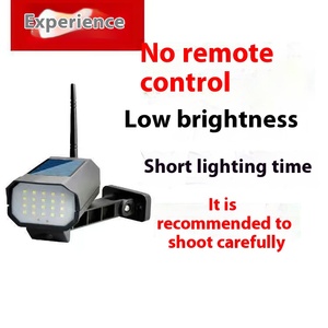 Lampe murale LED à énergie solaire Caractéristique étanche Arrivée de personnes Anti-vol Éclairage de jardin extérieur Caméra de surveillance Capteur - Product Image 6