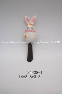 Pintura a mano de alta calidad conejo de Pascua conejito huevo titular hogar decorativo acento huevo taza - Product Image 4