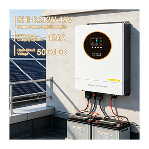 ระบบพลังงานแสงอาทิตย์ไฮบริด Goter Power 6.2kW 48V 220V 28A MPPT พร้อมคอนโทรลเลอร์ในตัว คลื่นไซน์บริสุทธิ์ สำหรับระบบไฟฟ้าภายในบ้าน SHI-6.2KW-48V ประสิทธิภาพสูง - Product Image 4