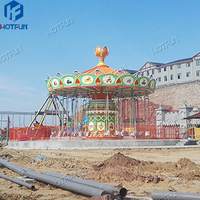 Chine Fabricant 24 sièges parc d'attractions manèges attraction foraine Manege géant chaîne balançoire carrousel chaise volante à vendre