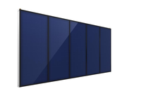 Collecteur solaire thermique à plaques plates de grande taille à haute efficacité / Panneau solaire de chauffage de grande taille pour projet commercial