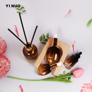 Bestseller Luxus Custom Gradient Glas Kosmetik Tropf flasche Reed Diffusor Flasche mit Verschluss - Product Image 6