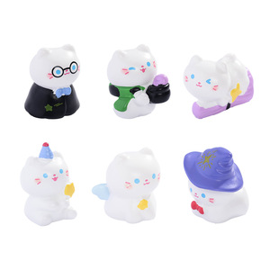 Figurine en résine Dp Magician Kitten, chat mignon de dessin animé, boîte mystère, décoration de bureau, artisanat artistique pour la maison, cadeau - Product Image 5