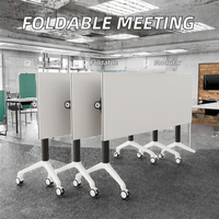 Table de conférence pliable moderne en fer réglable pour hôtel, bureau, école – Conception modulaire, bureau commercial multifonctionnel