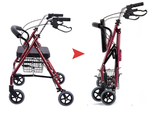 BQ3001A High Quality Outdoor Walker Foldable Aluminum Lightweight Walker <strong>Rollator</strong> for Disabled with Seat - Product Image 6