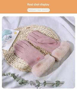 Gants d'hiver chauds et coupe-vent pour femmes 2026 - Écran tactile et doublure en laine épaisse. Très adapté aux activités extérieures par temps froid - Product Image 3