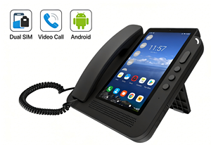 Téléphone intelligent de bureau DLNA ZT8600 avec grand écran de 7 pouces, Android 11, 4G, téléphone fixe sans fil compatible <span class=keywords><strong>Google</strong></span> avec appels vidéo HD - Product Image 5